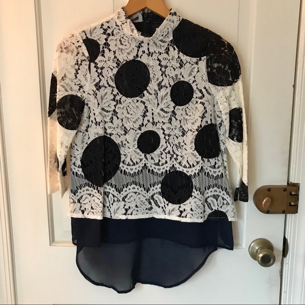 Anthropologie lace top